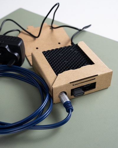 Adaptables Media timer showcased on a table