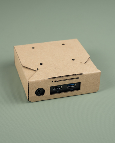 Adaptables Media timer showcased on a table