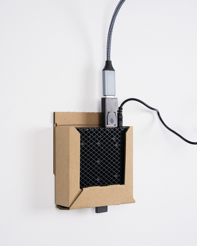 Adaptables Media timer showcased on a table